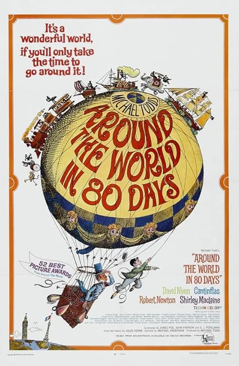 Around the World in 80 Days film posteri