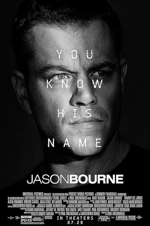 Jason Bourne film posteri